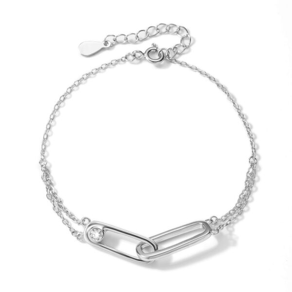 bracelet à maillons arrondis
