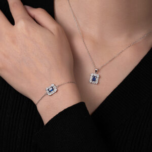 ensemble complet blue silver