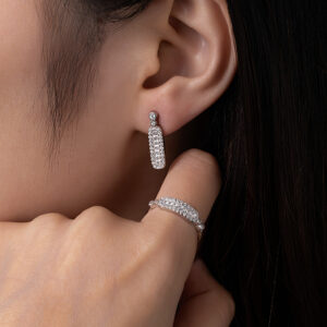 bague boucles et banana forme